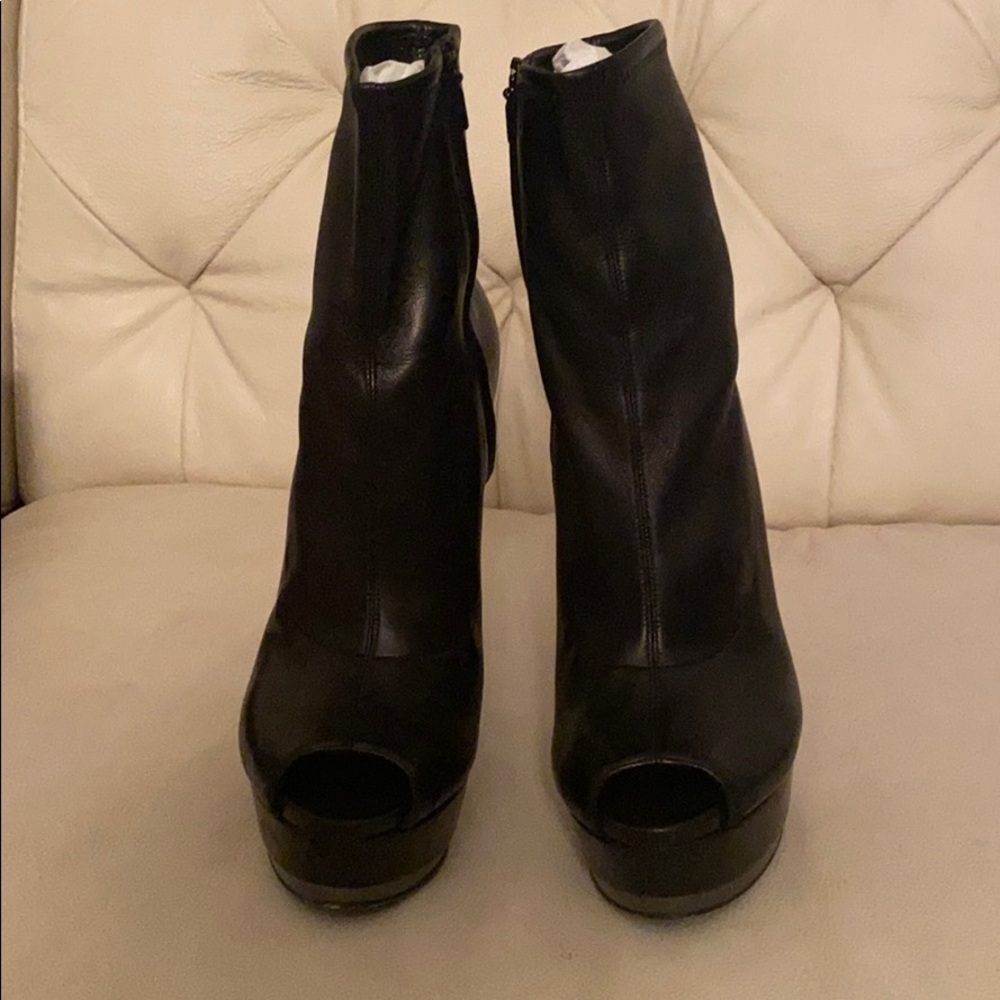 Authentic Gucci Platform Peeptoe Booties - image 8